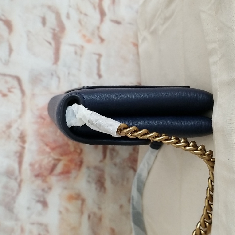 New Tory Burch Kira Leather Wallet-On-Chain - Picture 3 of 12